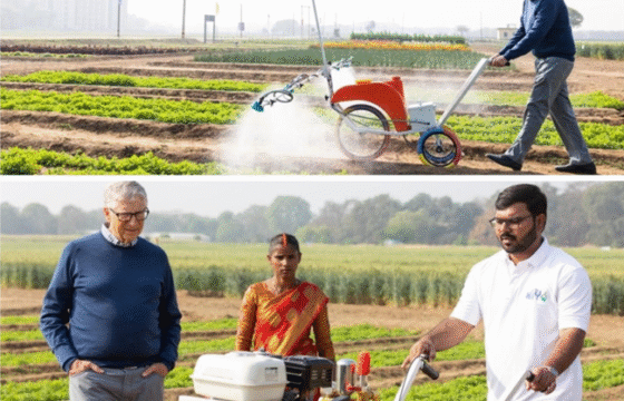 Appreciation given by Mr. Bill Gates former CEO of Microsoft. Designed by Yasho Engineers for Niyo Farm Tech Pvt. Ltd.